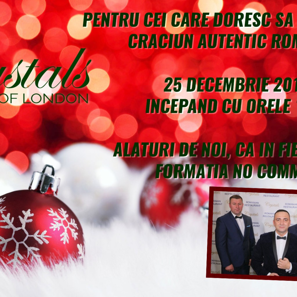 Craciun Romanesc in Londra Crystals Of London Events Planner